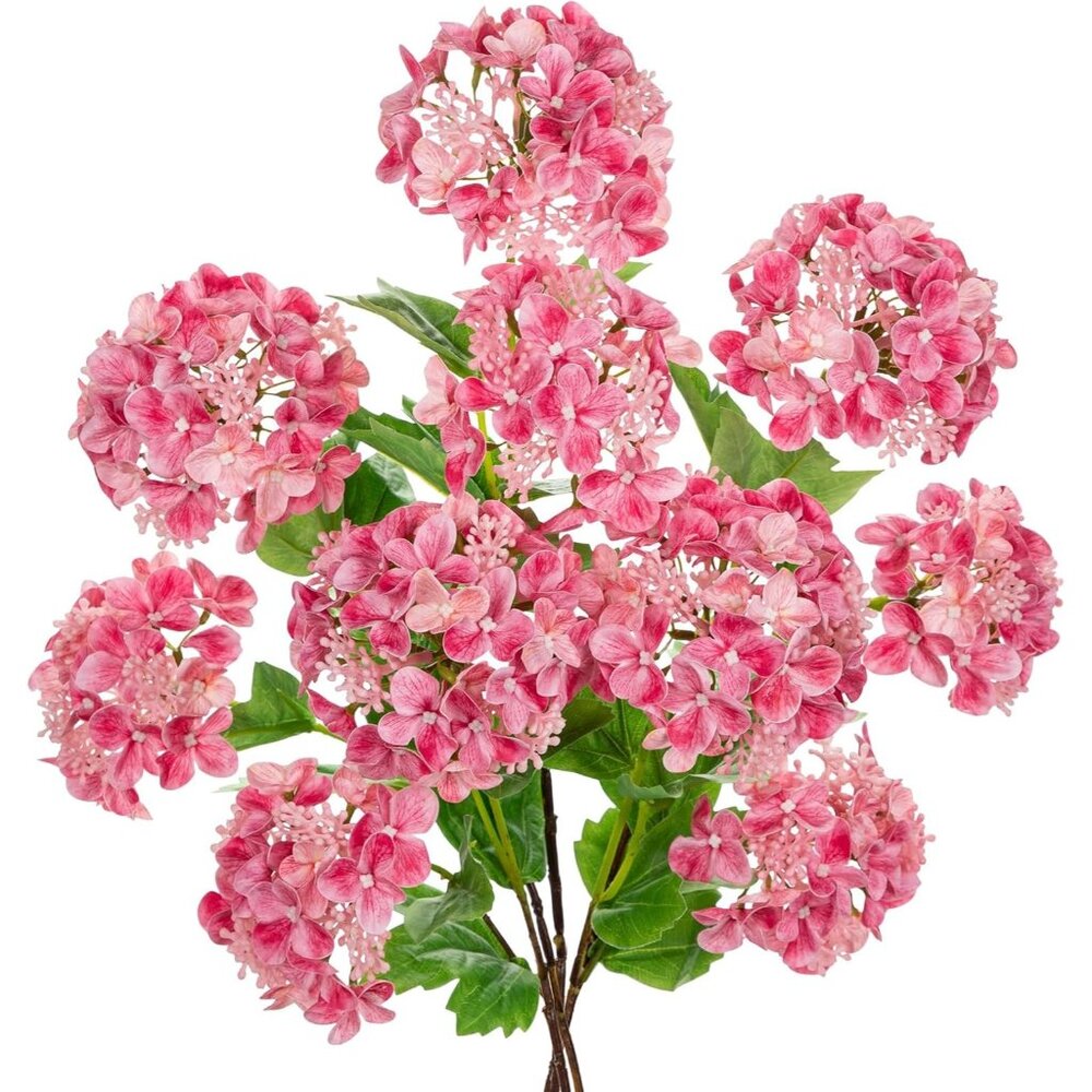 Light Pink Realistic Real Touch Artificial Silk Flowers Double-Headed Home Decor